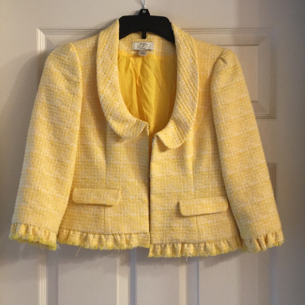 Yellow blazer LOFT - size 0P